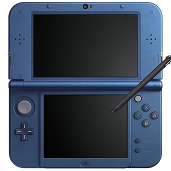 Amazon Com New Nintendo 3ds Ll Metallic Blue Japanese Imported Version Only Plays Japanese Version Games Video Games