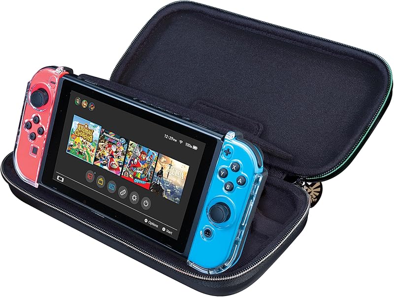 NACON RDS NSW Deluxe - Estuche de Viaje Zelda Tears of The Kingdom, Multi, Organizador de Bolsas