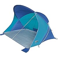 High Peak Strandmuschel Calobra Pop Up - Blau/Türkis Mit UV40 Schutz