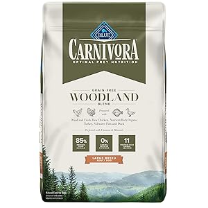 Blue Buffalo Blue Carnivora Woodland Blend Optimal Prey Nutrition Grain Free Adult Large Breed Dry Dog Food