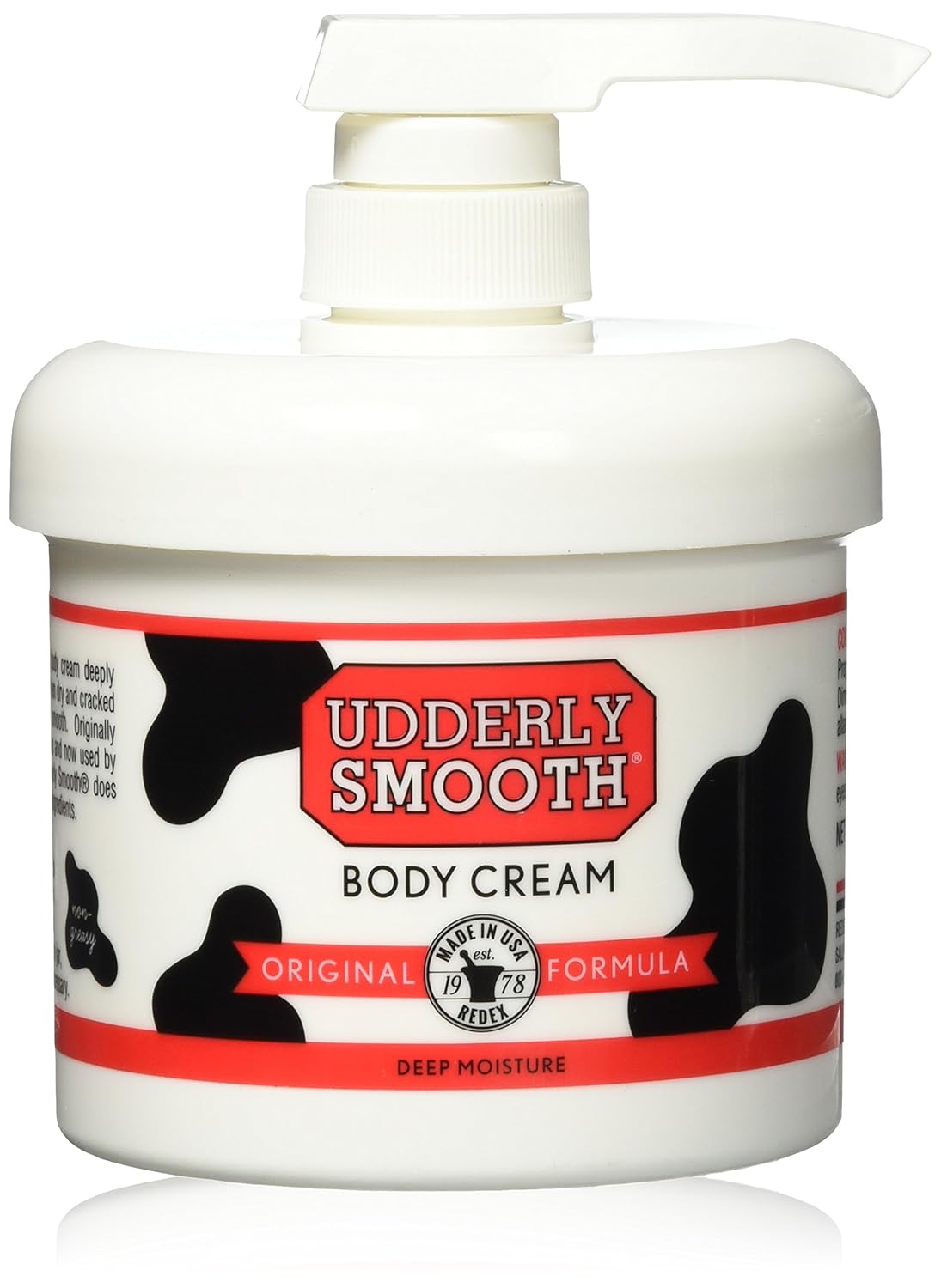 Udderly Smooth Udder Cream, Skin Moisturizer, 10 Ounce Jar with
