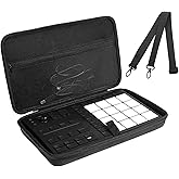 Musiin Premium Velvet Hardshell Travel Case Compatible with Native Instruments Maschine Mikro MK3 case Drum Controller Analog Device cover