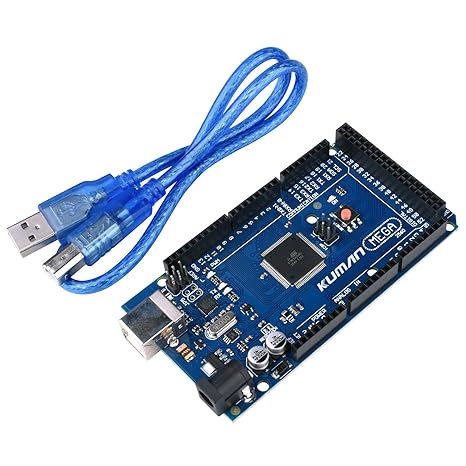 Kuman K16 Mega2560 R3 ATmega2560-16AU + ATMEGA16U2 + USB Cable for Robot Arduino UNO MEGA2560 R3 Duemilanove K16 (Version 2.0