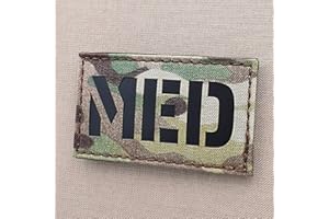 TACTICAL FREAKY MED Medic EMS Lasercut Patch (IR,Multicam)