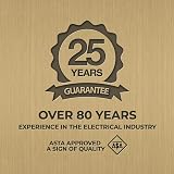 BG Electrical Evolve Satin Brass Double Switched Socket 13A PCDSB22B view 5