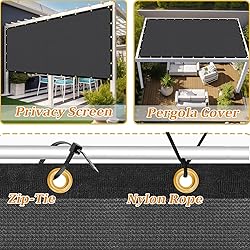 Shade&Beyond Customized Size 9' X 9' Shade Cloth