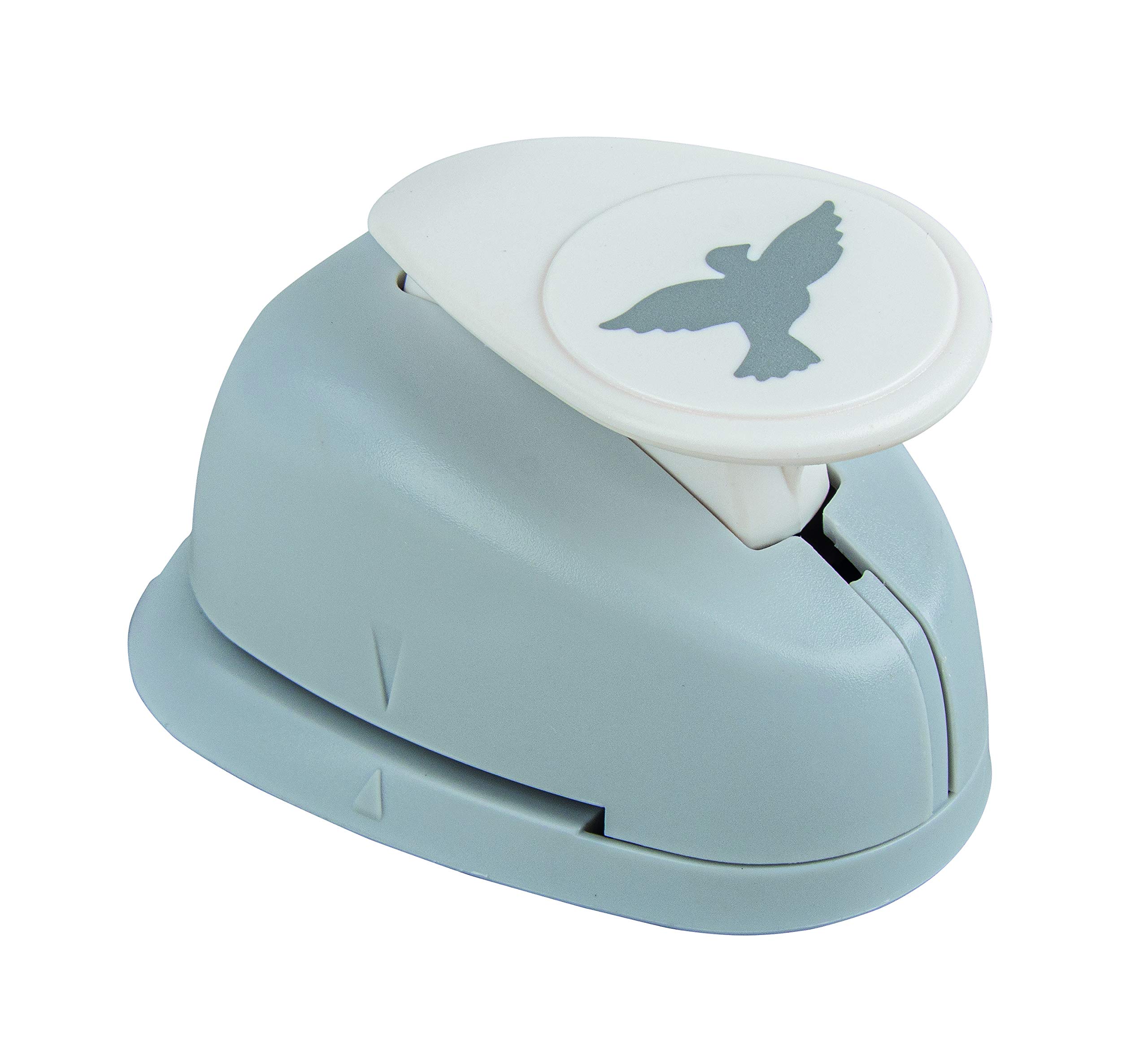 Rayher Paper Craft Punch with Dove Design, Lever Punch for Card Making and Scrapbooking, 2.54cm, 1", 89841000