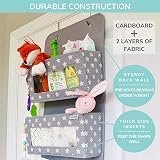 Vesta Baby Over Door Hanging Organiser with Hooks 4 Pocket Storage view 7