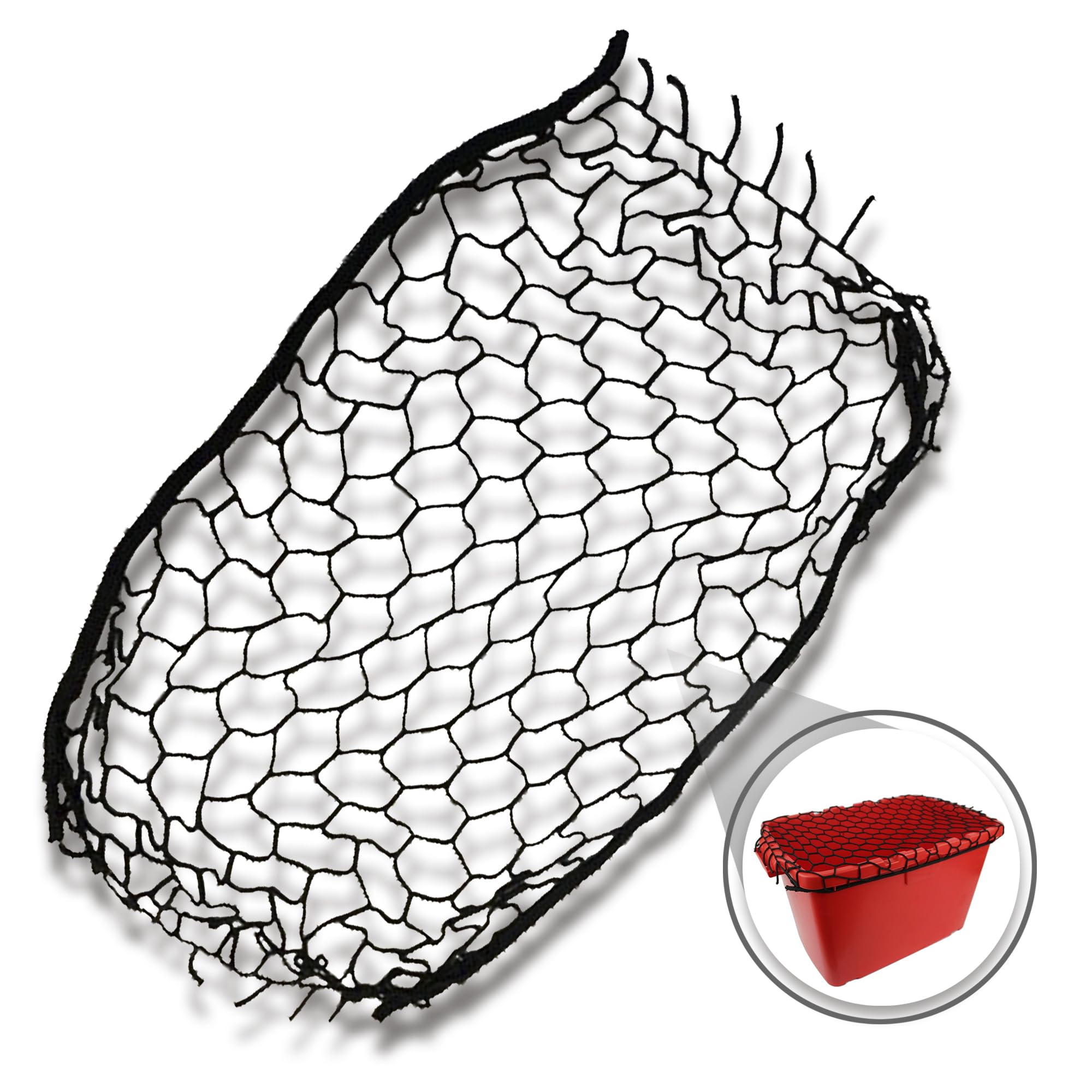 LBX Stretch String Net Cover lid for Kerbside Outdoor Recycling Waste Box Kirbside