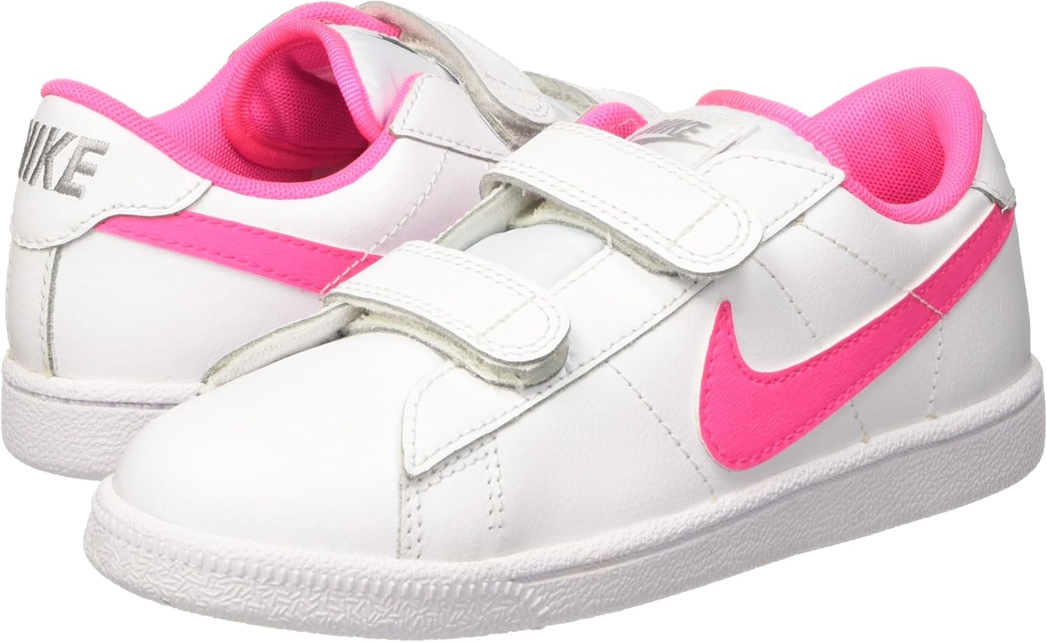 girls white nike tennis shoes