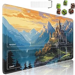 JVGFYNKL for TCG Playmat, Playmat with Zones, 24x14