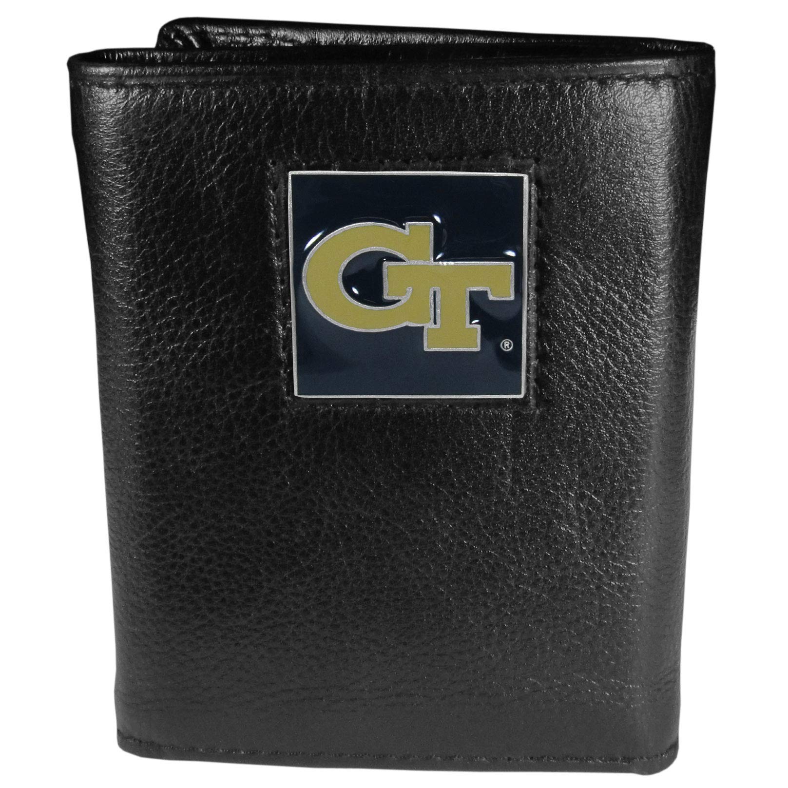 Siskiyou Sports NCAA Georgia Tech Leather Tri-Fold Wallet โ image 1