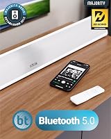 MAJORITY Snowdon Bluetooth Sound Bar 120W 2.1 Subwoofer Wall Mount RCA Optical view 2
