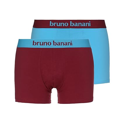 bruno banani Herren Boxershorts Short 2er Pack Flowing