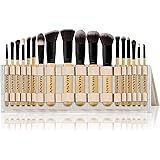 SHANY Artisan’s Easel Bamboo – Elite Cosmetics Brush Collection - Complete Kabuki Makeup Brush Set with Standing Convertible 