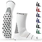 Maestro Soccer Grip Socks for Men and Women with Non-Slip Pads - Anti-Slip Socks Ideal for Football, Basketball, Sports