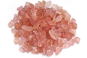GEMPIRES NATURE’S TREASURE Gempires Natural Raw Peach Morganite Stones For Jewelry Making, 10-15 mm Morganite Rough Gemstones, Reiki Gifts (Peach Morganite 25 Carat)