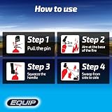 Equip 1KG ABC Dry Chemical Fire Extinguisher with Wall Bracket Home Car Use view 5