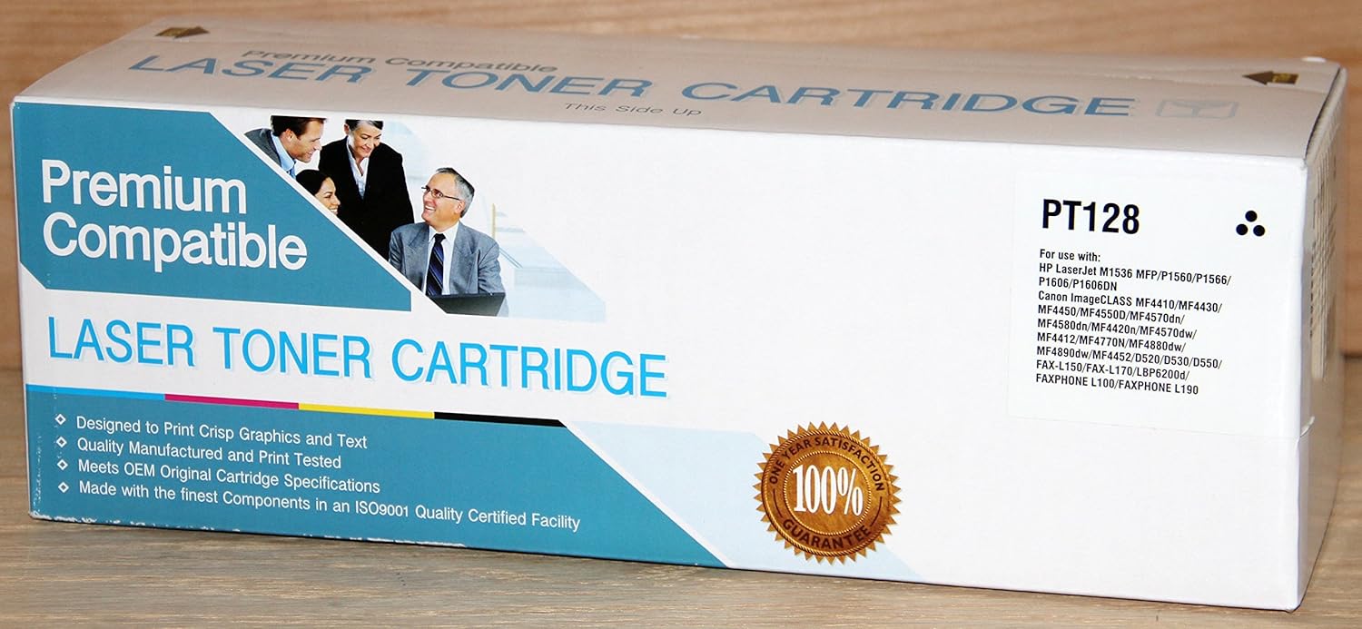 Amazon Com Compatible Replacement For Canon Pt128 Two Pack Of Toner Cartridges Office Products