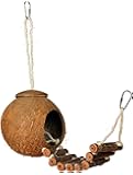 Prevue Hendryx 62801 Naturals Coco Hideaway with Ladder Bird Toy