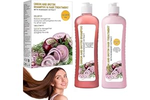 LMDGDS Onion Biotin and Rosemary Shampoo, Onion Rosemary Shampoo for Soft Hair & Shine for Hair Growth, Hair Loss and Thinning Hair