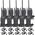 Retevis H-777S Walkie Talkies Long Range,Hands Free 2 Way Radios,Portable Walkie-Talkie with Earpiece,Rechargeable Two Way Ra