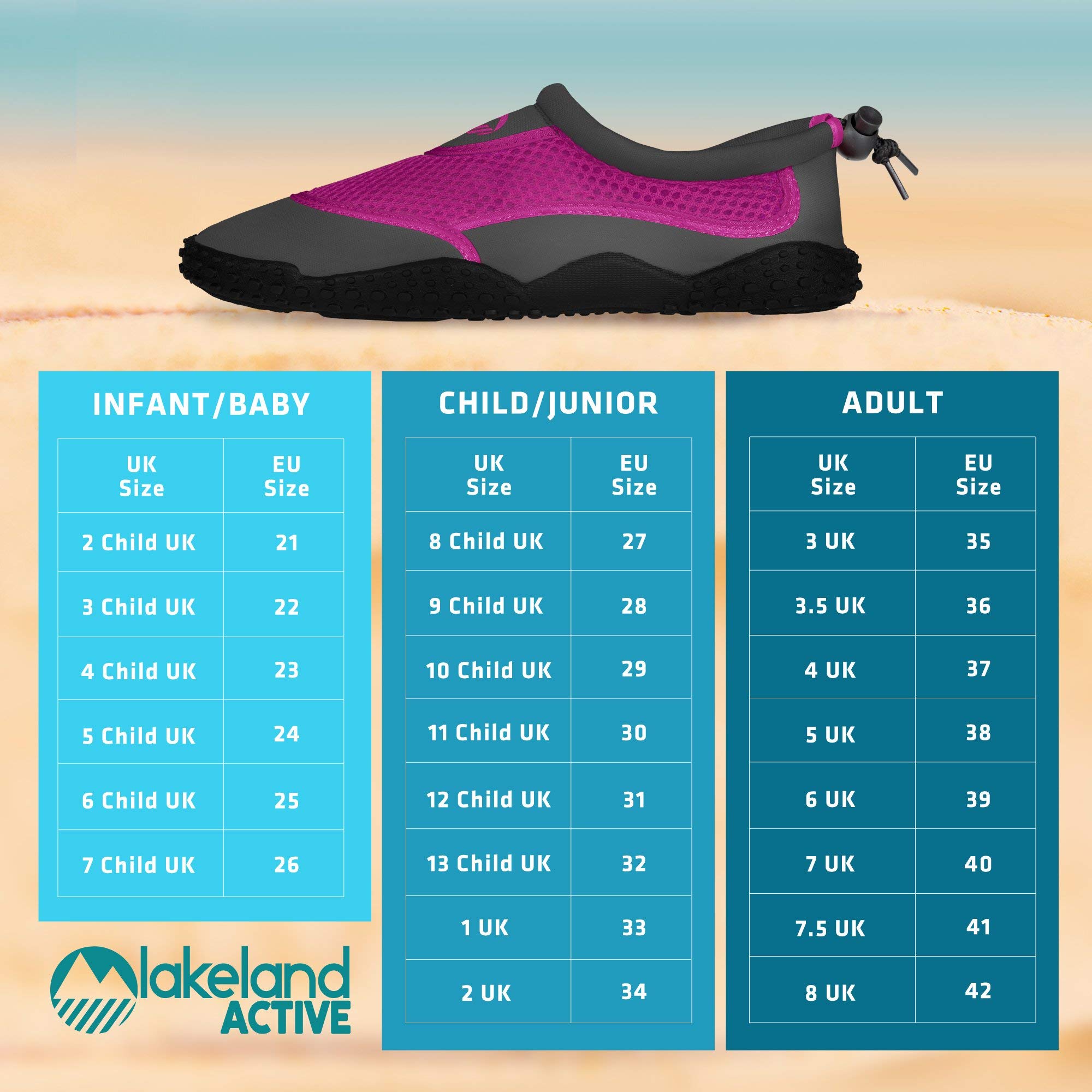 lakeland active eden aqua shoes