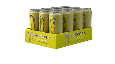 Monster Ultra Citron Energy Drink 500 ml (Pack of 12)