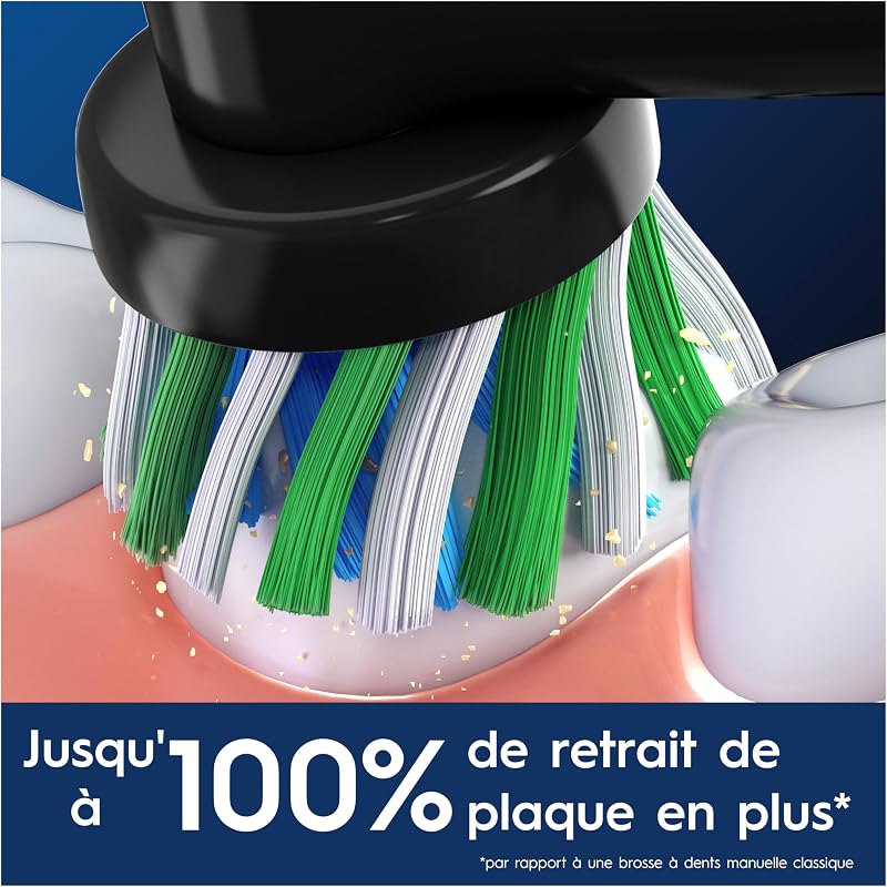 Brossettes de Rechange Cross Action, lot de 12, Noires
