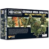 German Heer (Winter) Starter Army 28mm Scale Plastic Miniatures Bolt Action | Highly Detailed World War 2 Miniatures for Table-top Wargaming by Warlord Games