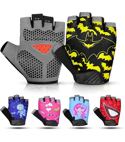 Gants Vélo Enfants – Antidérapants, Rembourrés – Pour Vélo, Trottinette, Sport - 8
