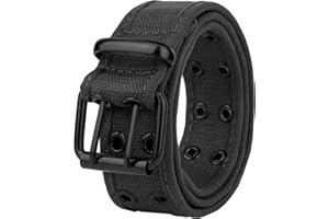 Gelante Canvas Double Grommet Hole Belt 12 Colors