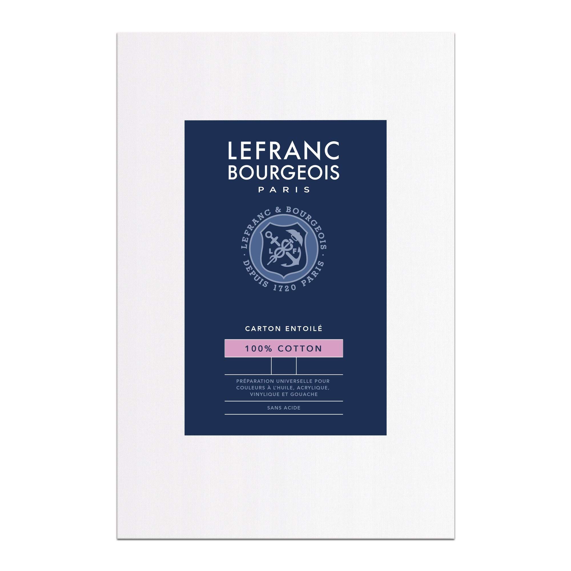 Lefranc & Bourgeois Malpappe, Cotton, weiß, 55 x 46 x 0,6 cm