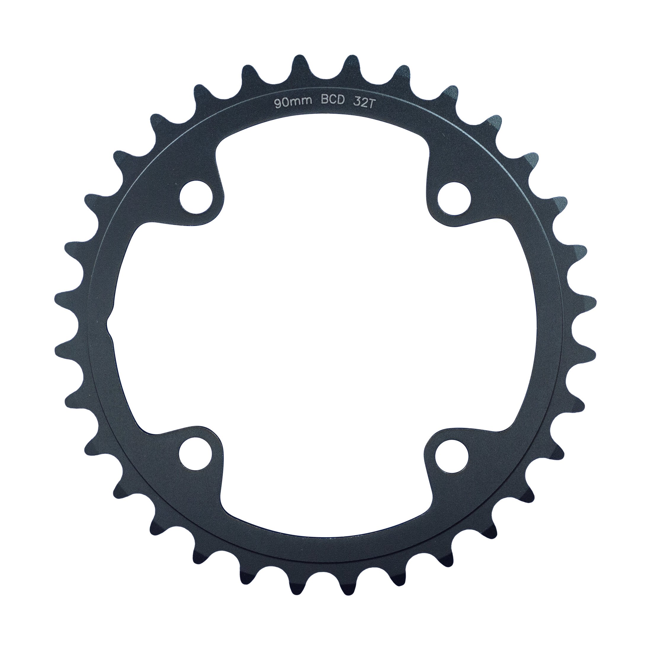 FSA Unisex Adult Adventure 2x11 Road Chainring - Black, 90 × 30T