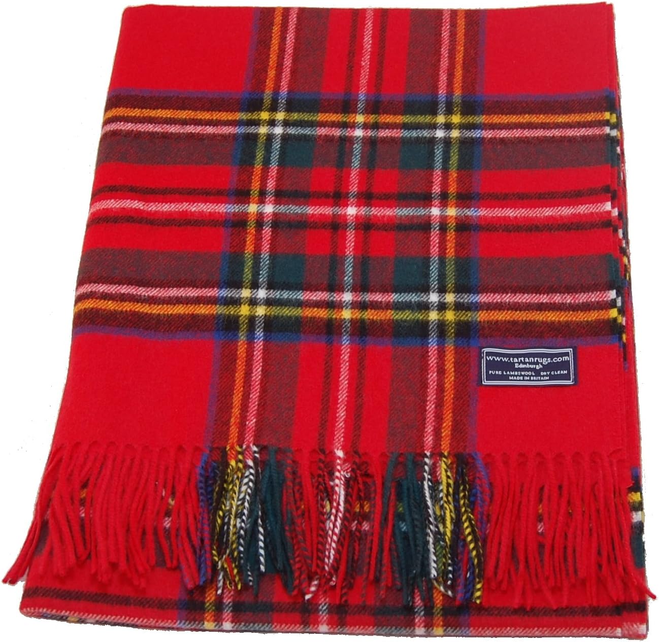 Bronte Royal Stewart Lambswool Tartan Rug