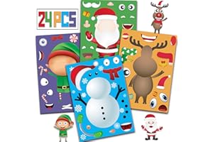JOY BANG Christmas Stickers for Kids - Christmas Crafts Activities Party Favors Stocking Stuffers for Kids Classroom Christmas DIY Stickers for Boys and Girls Ages 3 4 5 6 7 8
