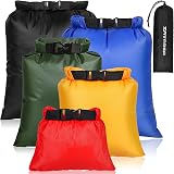 ZAVAREA Waterproof Dry Bag Set 1.5L 2.5L 3.5L 4.5L 6L Lightweight Bags