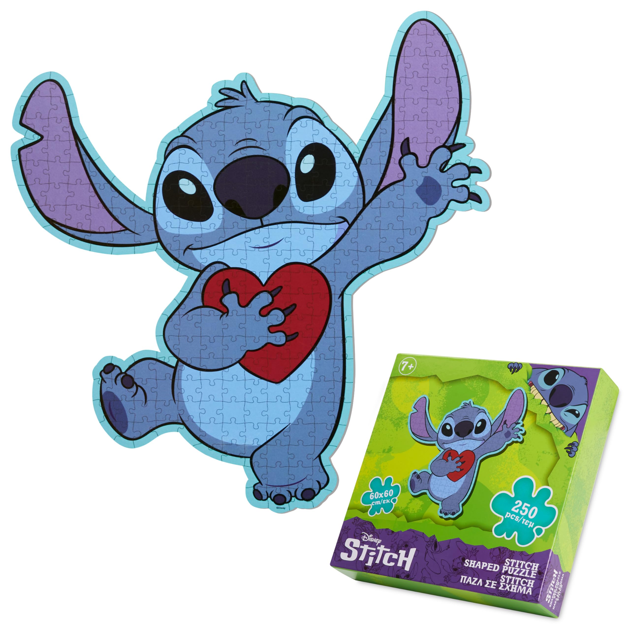 Disney Stitch Jigsaw Puzzle for Kids Teens or Adults 250 Pieces 7 Years Up Family Activity, Stitch Gifts