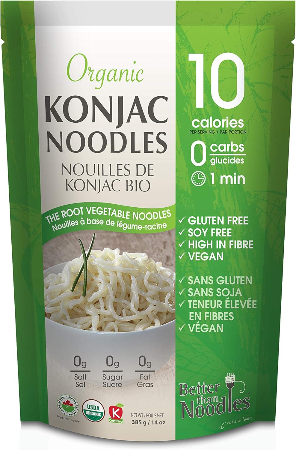 Better Than Noodles Konnyaku Noodles Organic 14 Oz Amazon Ca
