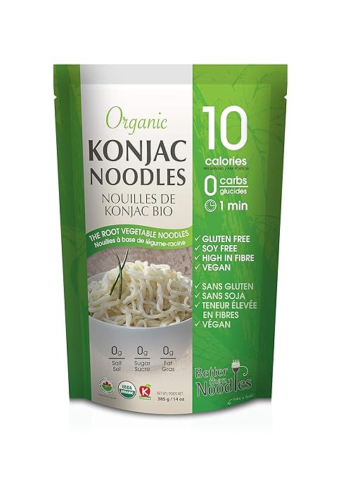 Amazon Com Better Than Noodles Konnyaku Noodles Organic 14 Oz