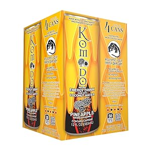Komodo Energy Drink Pineapple 4 Pack