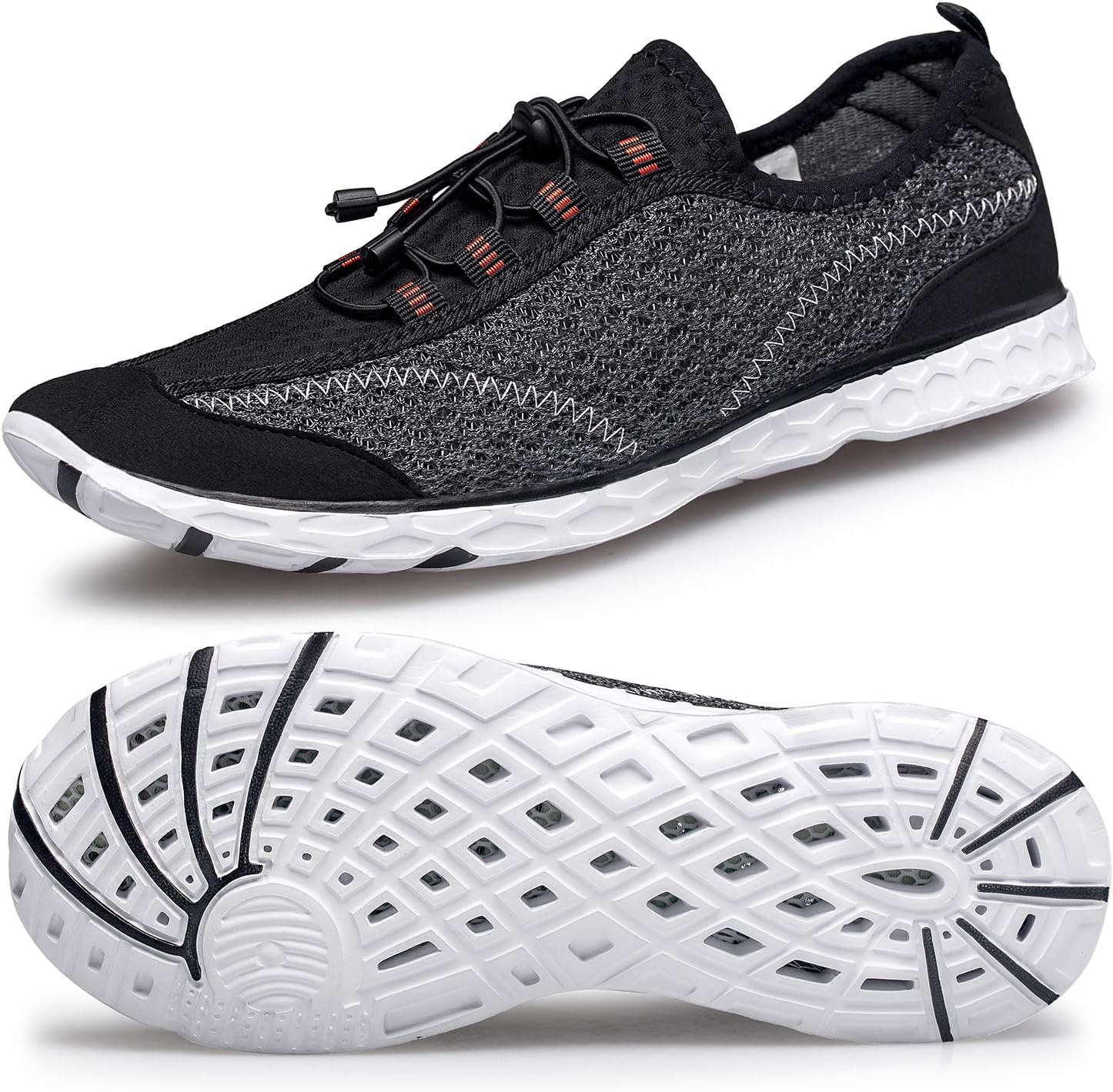Men's Water Shoes Lightweight Quick Dry Aqua Beach Shoes