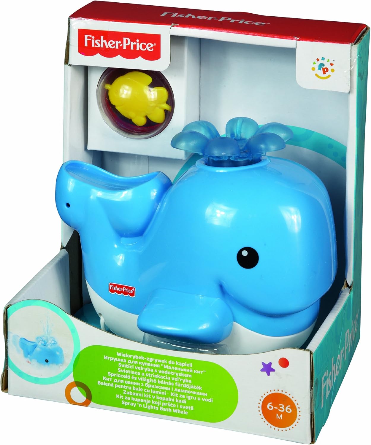 fisher price whale bath toy