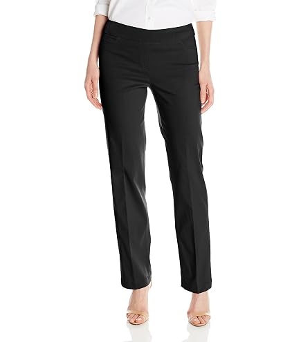 SLIM-SATION Drawstring Elastic Waist Slash Pocket Crop Pant