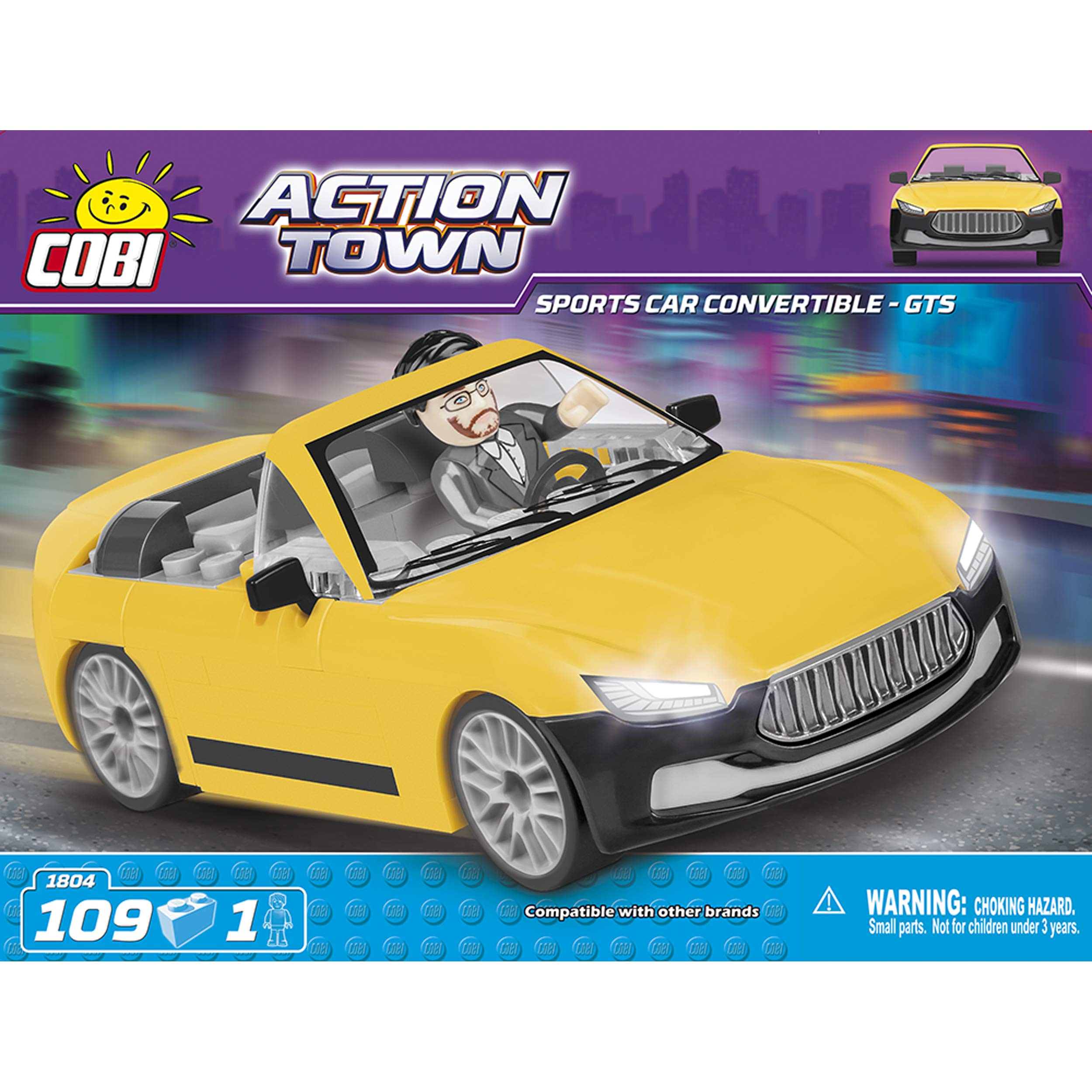 Cobi - Action Town - Sportscar Convertible (109 pcs), COB01804