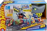 Hot Wheels Lets Race Netflix City Toy Car Track Set Ultra Shark Car Wash view 7