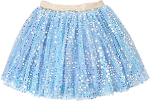 Magic Park 1-14Y Toddler Tulle Sequin Skirt Little Girl Tutu Skirts Birthday Holiday Party Girls Solid Color Short Skirt
