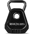 Yes4All Kettlebell Special Shape, Upgraded &Multifunctional for Advanced Training, Solid Cast Iron Powder Coated, Anti Slip Handle Strength Training Equipment