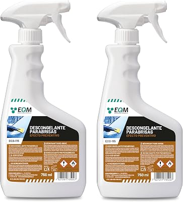 EQM - ECO-115 - Descongelador de para-brisas - 2 x 750 ml - Remove imediatamente gelo e geada - Efeito preventivo, reduz a formação de gelo