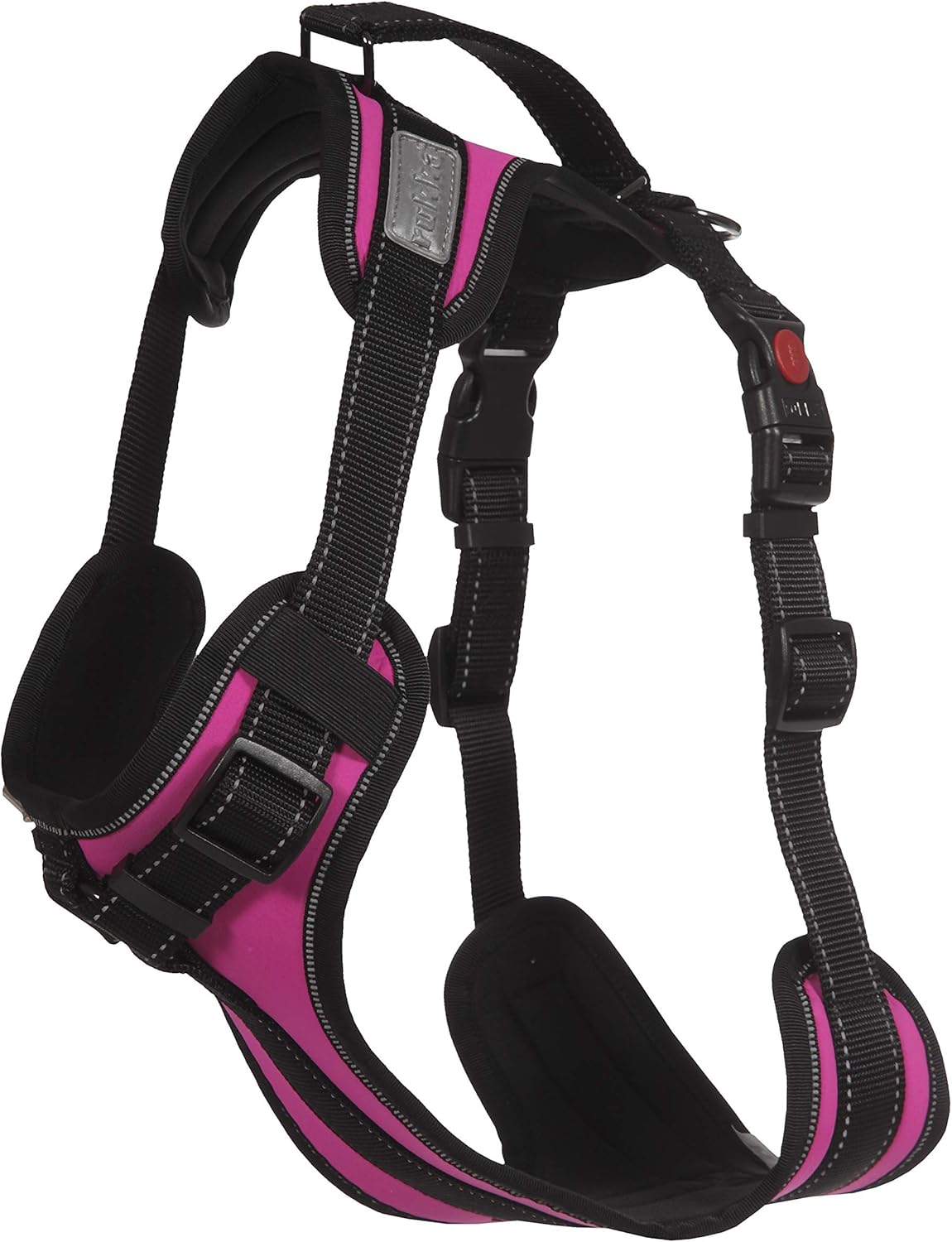Rukka Pets Padded Harness, Hot Pink, XL, X-Large (Chest 33.5-39.5") - Image 3